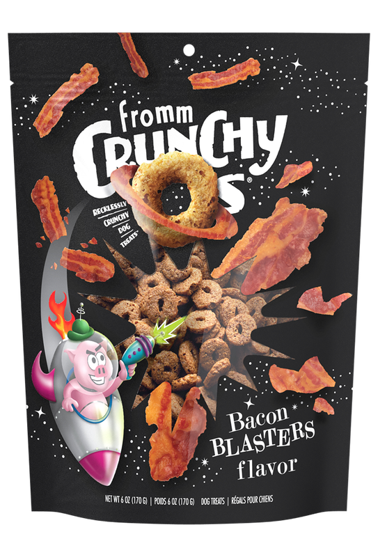 FROMM CRUNCHY O&#39;S BACON BLASTERS 6 OZ