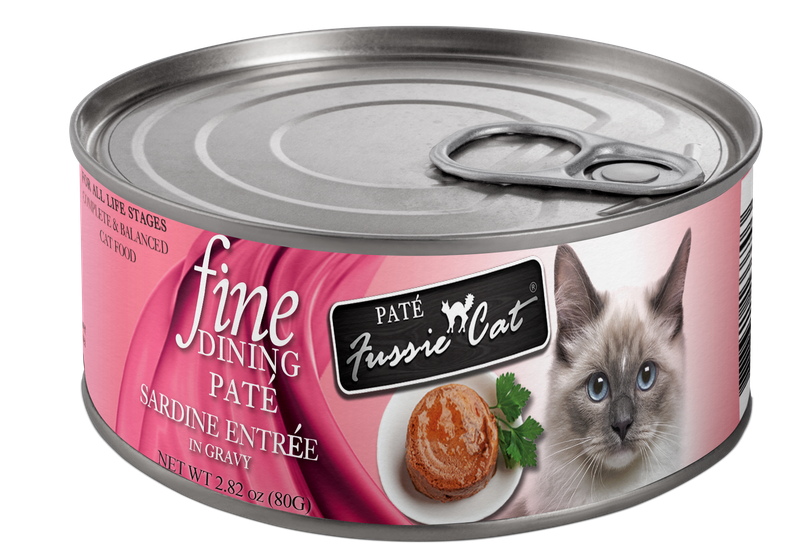 FUSSIE CAT FINE DINNING  PATE SARDINE 2.82OZ CASE 24