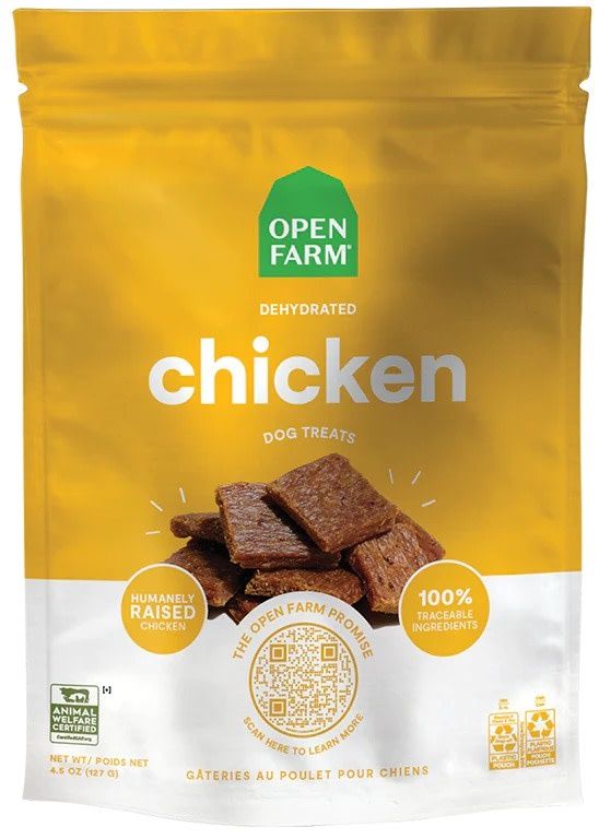 OPEN FARM CHICKEN TREAT 4.5OZ