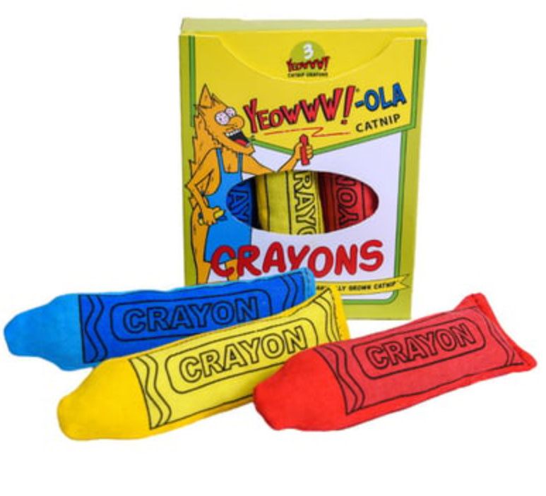 DUCKY WORLD YEOWWW! CRAYONS ORG FILLED TOYS