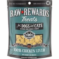 NORTHWEST NATURALS FD CHICKEN LIVER TREATS 3 OZ