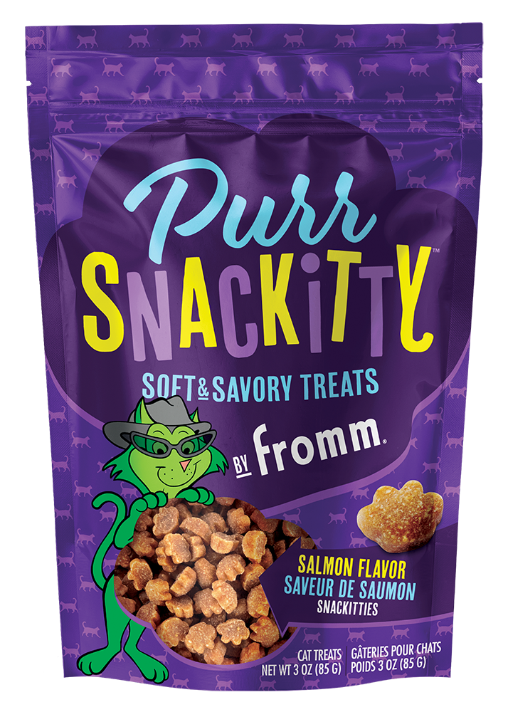 FROMM PURRSNACKITTY CAT TREATS SALMON 3 OZ