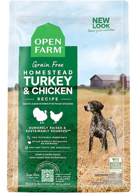 OPEN FARM GF HOMESTEAD TURKEY &amp; CHICKEN 12#