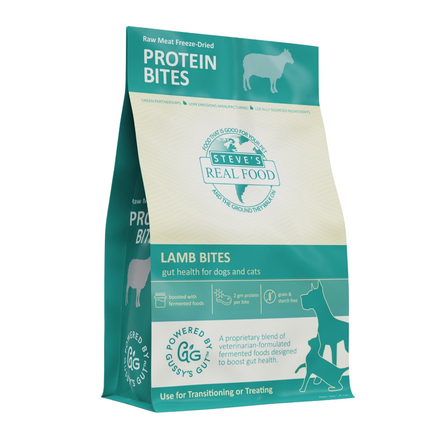 STEVES FREEZE DRIED PROTEIN BITES LAMB 4Z