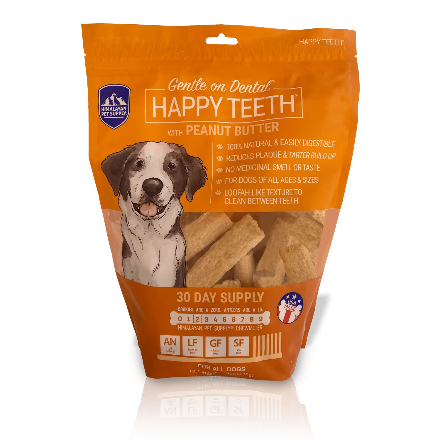 HIMALAYAN DENTAL CHEWS PEANUT BUTTER 12OZ