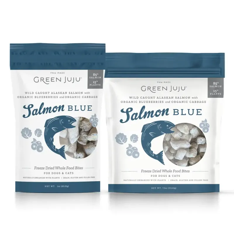 GREEN JUJU SALMON BLUE 18OZ