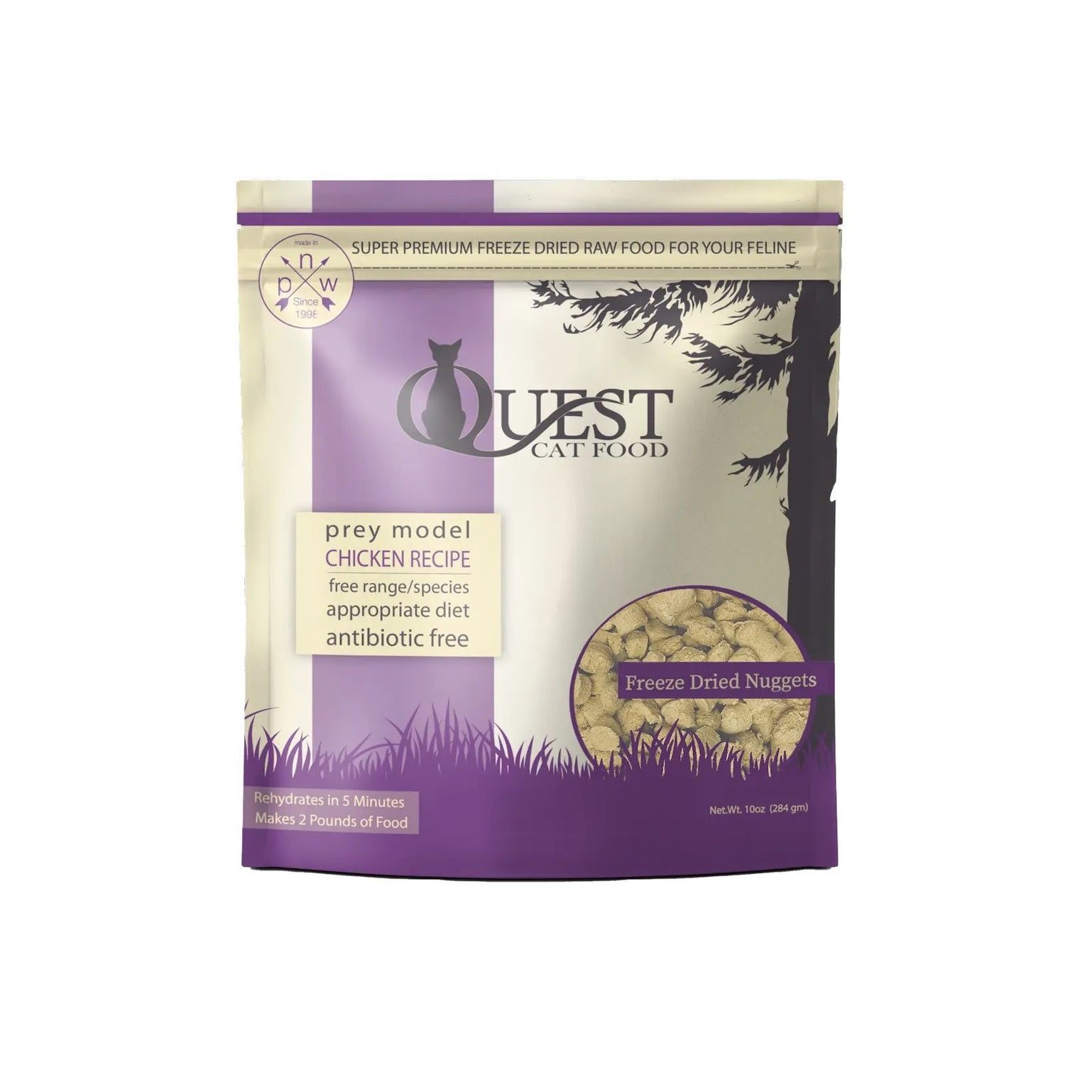 STEVES QUEST CAT FREEZE DRIED CHICKEN 10OZ