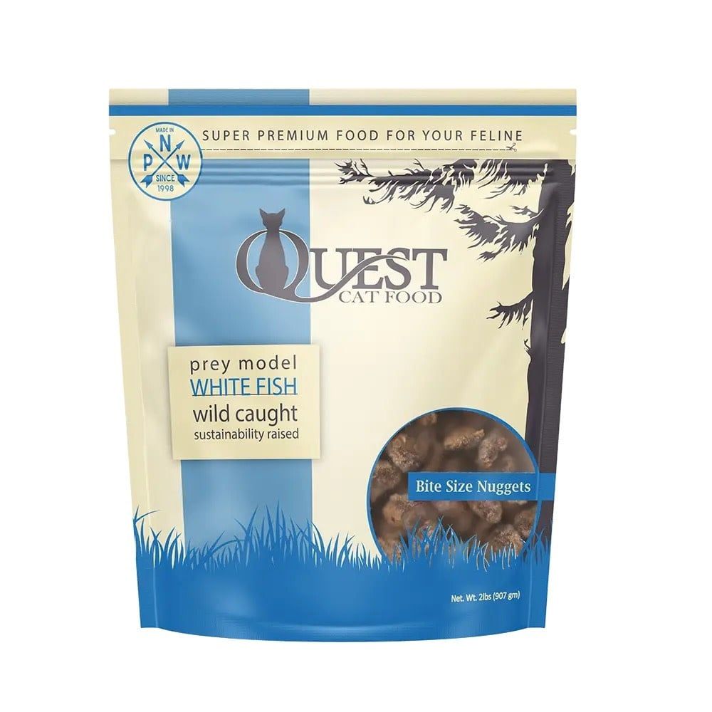STEVES QUEST CAT NUGGETS WHITEFISH 2#