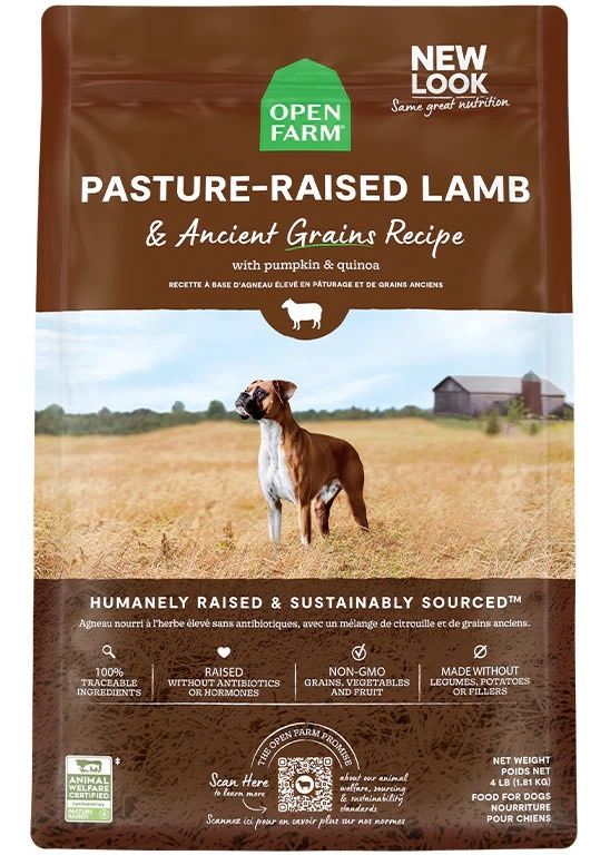 OPEN FARM ANCIENT GRAIN LAMB 11#