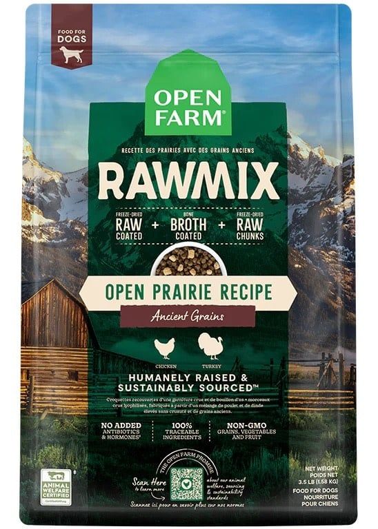 OPEN FARM RAW MIX PRAIRIE ANCIENT 20#