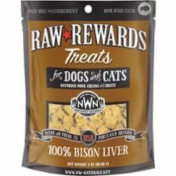 NORTHWEST NATURALS FD BISON TREATS 3 OZ