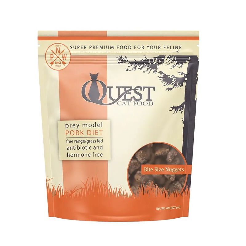 STEVES QUEST CAT NUGGETS PORK 2#