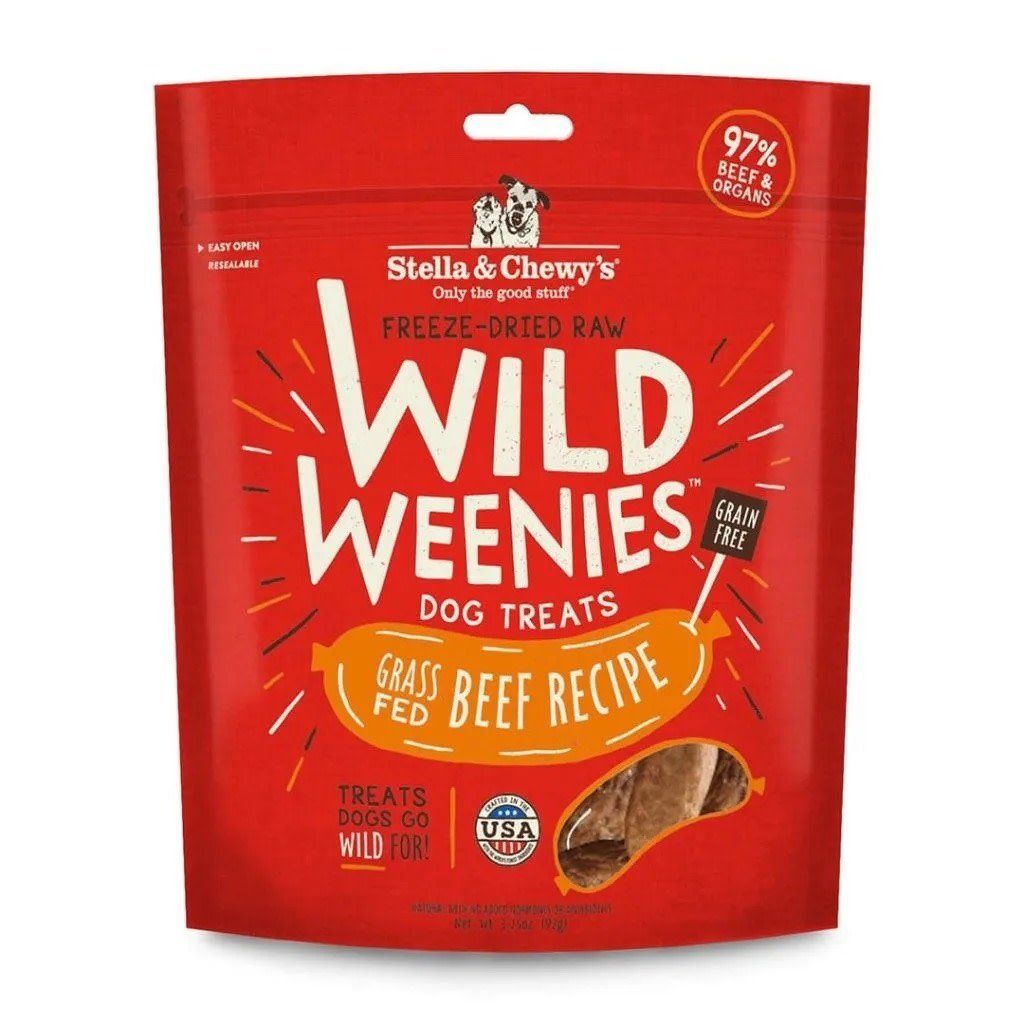 STELLA &amp; CHEWY WILD WEENIES BEEF 3.25OZ