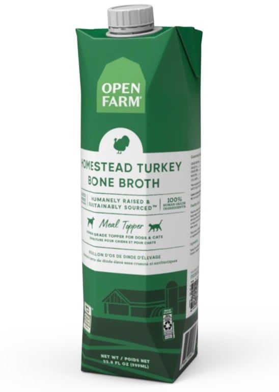 OPEN FARM TURKEY BONE BROTH 33.8OZ