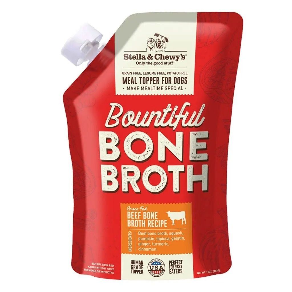 STELLA &amp; CHEWY BEEF BONE BROTH 16OZ