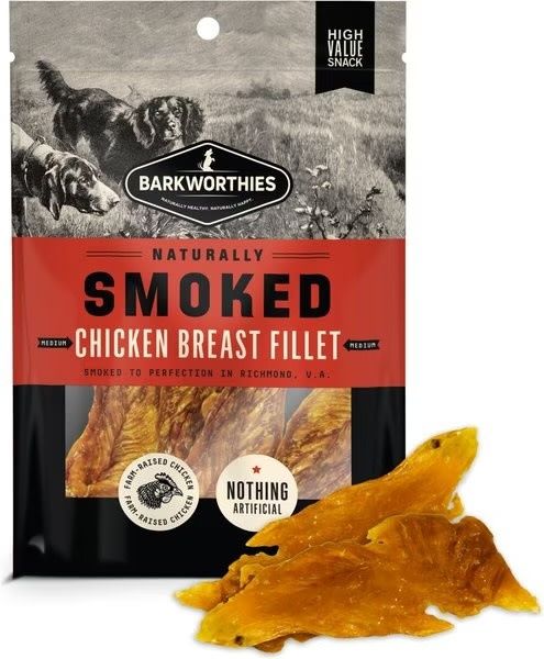 BARKWORTHIES SMOKED CHICKEN BREAST