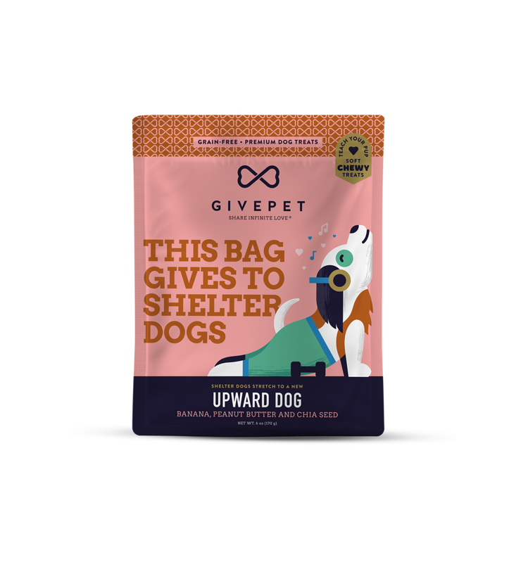 GIVEPET UPWARD DOG SOFT TRAINING TREATS 6 OZ DOG