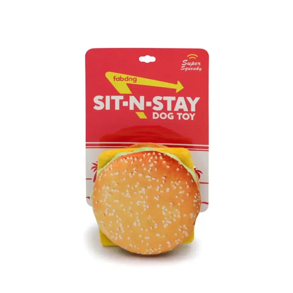 FABDOG SIT N STAY CHEESEBURGER