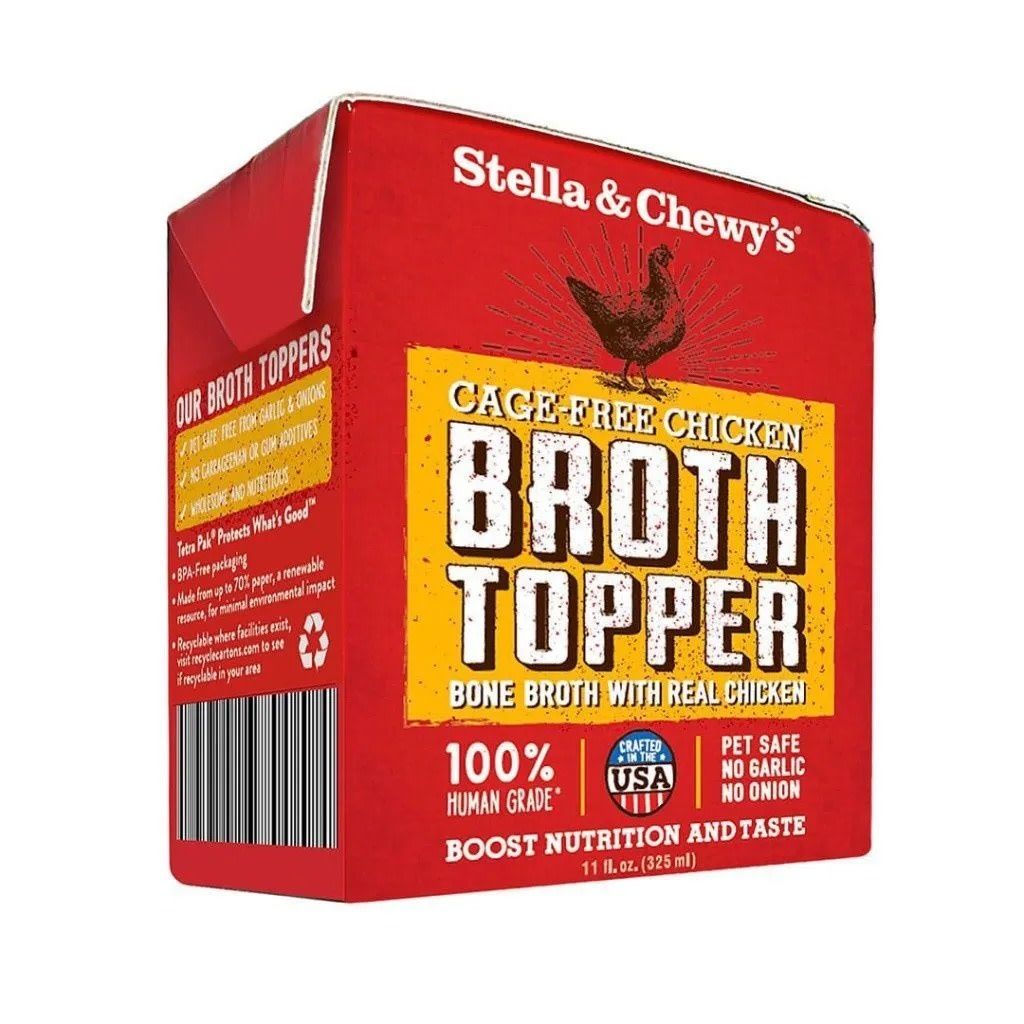 STELLA &amp; CHEWY CHICKEN BROTH TOPPER 11OZ