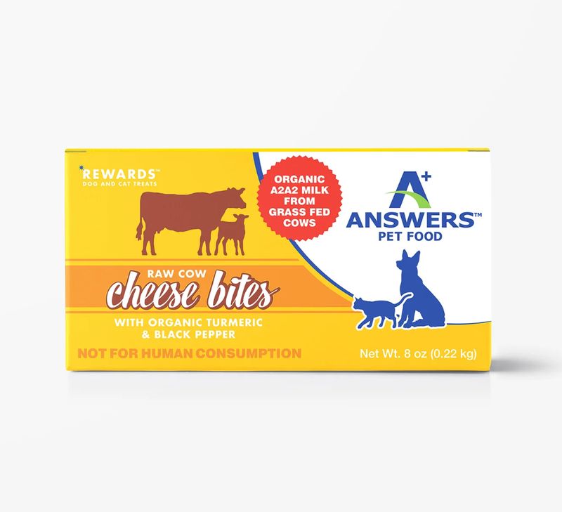 ANSWERS RAW COWS MILK CHEESE TURMERIC,8 OZ