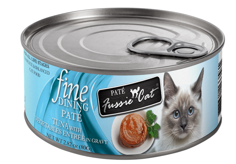 FUSSIE CAT FINE DINING PATE TUNA VEG 2.8OZ