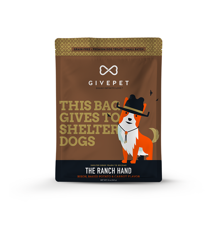 GIVEPET RANCH HAND BAKED BISCUITS DOG 11 OZ