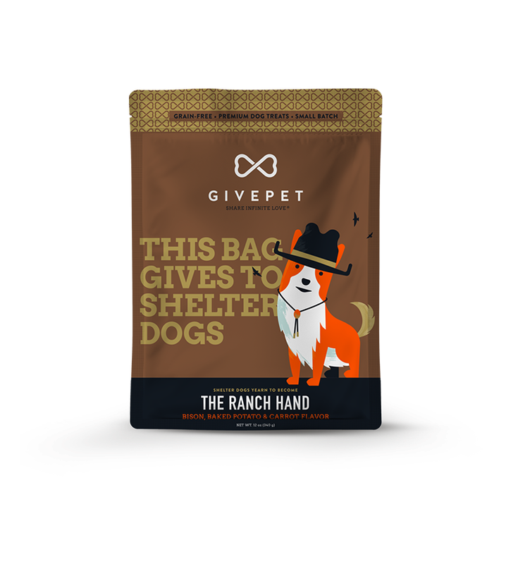 GIVEPET RANCH HAND BAKED BISCUITS DOG 11 OZ