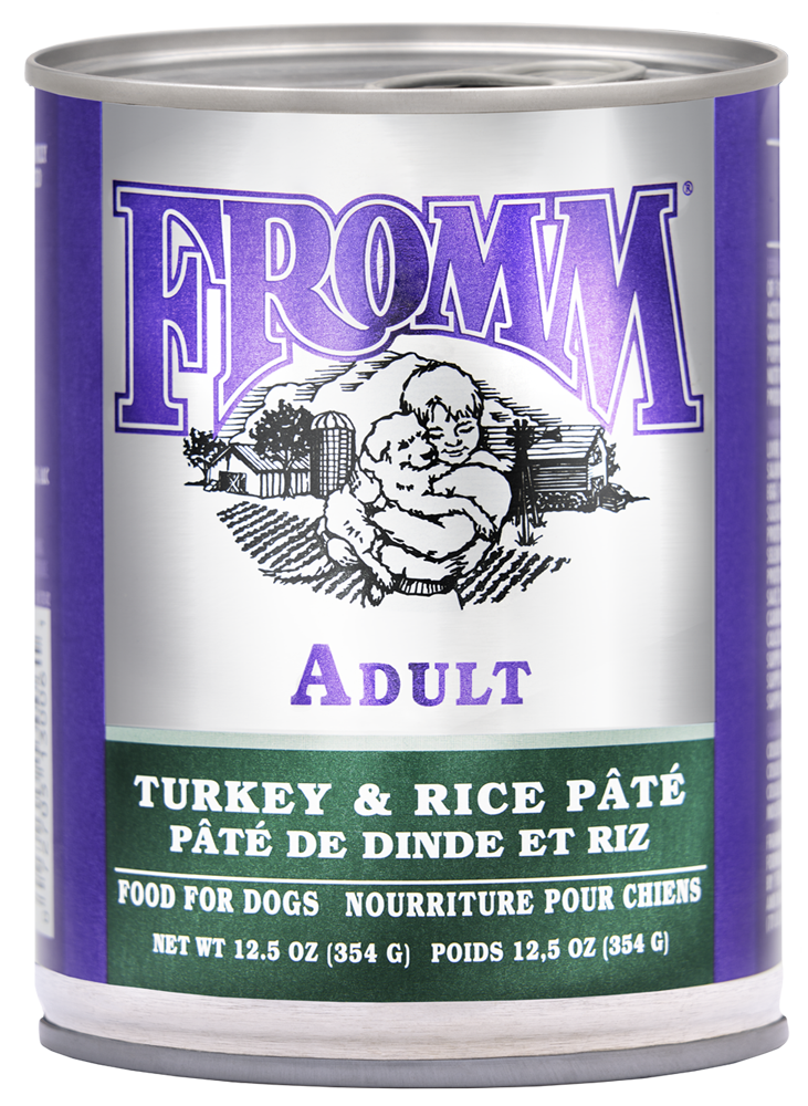 FROMM CLASSIC ADULT TURKEY &amp; RICE PATE 12.5 OZ