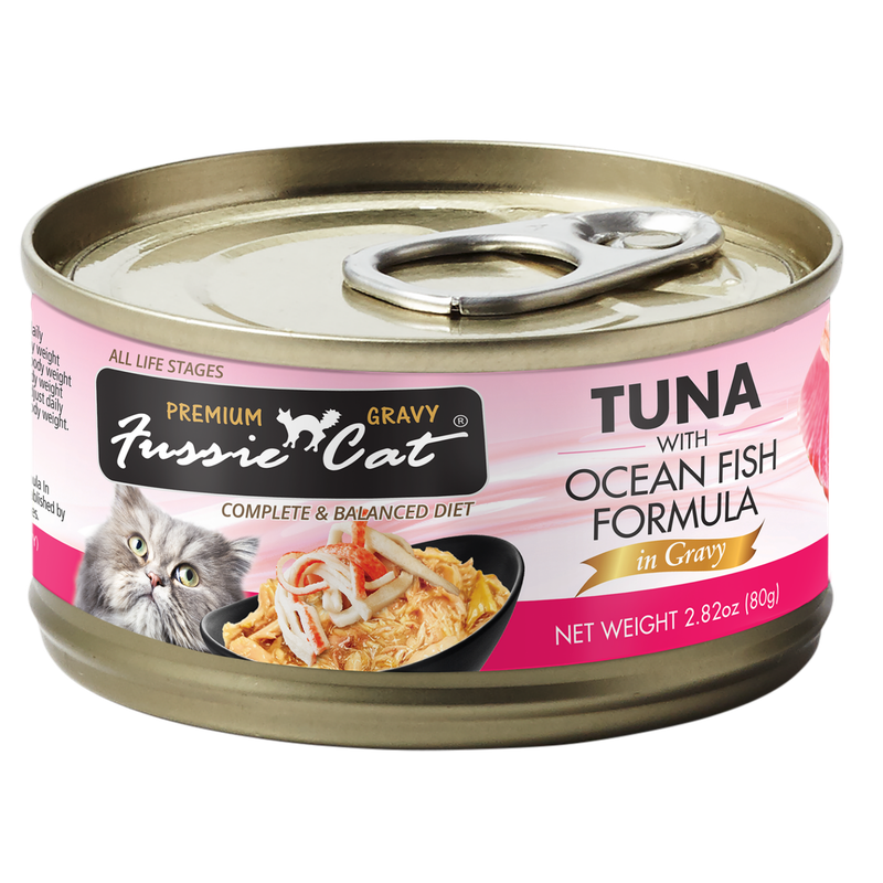 FUSSIE CAT PREMIUM  TUNA OCEAN FISH GRAVY 2.82Z