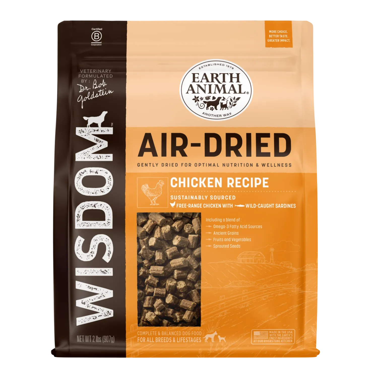 EARTH ANIMAL WISDOM AIR DRIED CHICKEN 8#
