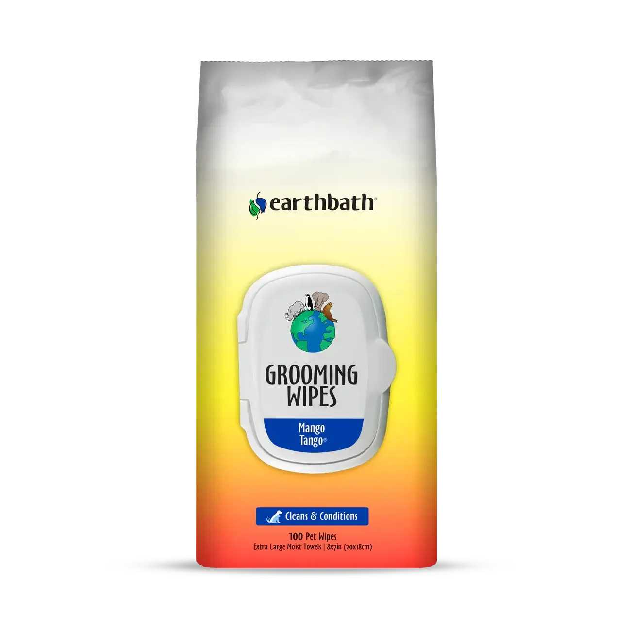 EARTHBATH WIPES MANGO 100CT