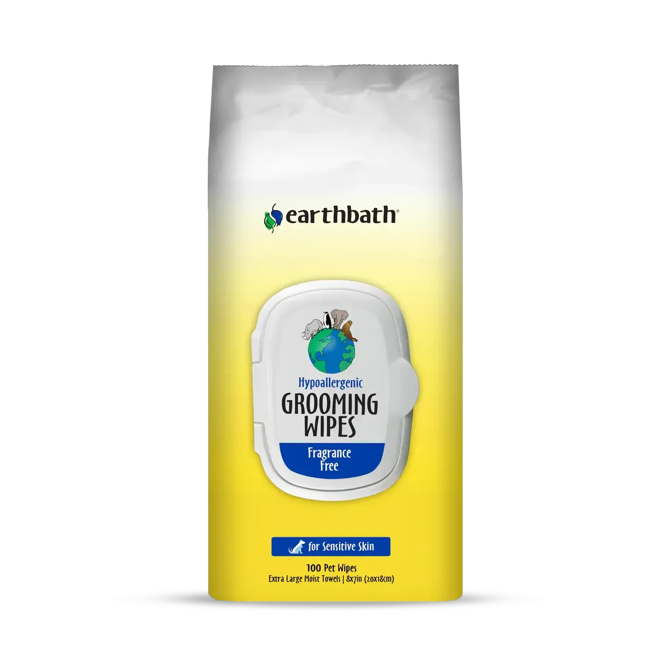 EARTHBATH WIPES HYPOALLERGENIC 100CT
