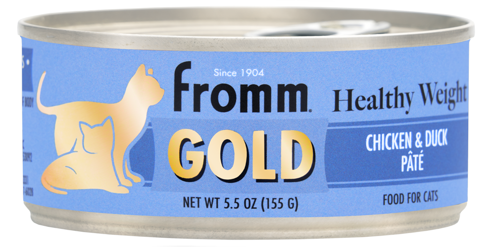 FROMM GOLD  CAT ADULT HEALTHY WEIGHT CHICKEN &amp;  DUCK PATE 5.5 OZ