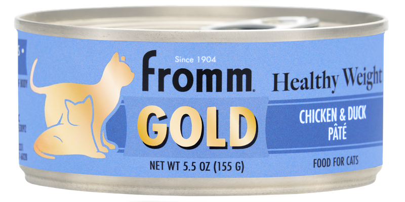 FROMM GOLD  CAT ADULT HEALTHY WEIGHT CHICKEN &amp;  DUCK PATE 5.5 OZ