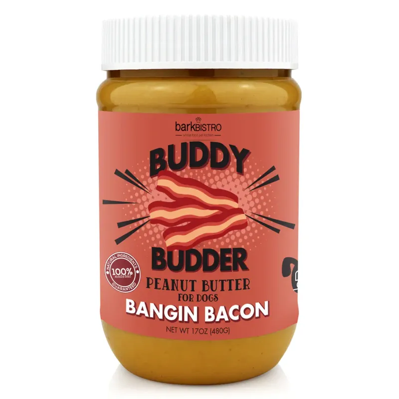 BARK BISTRO BUDDY BUDDER BEGGIN BACON
