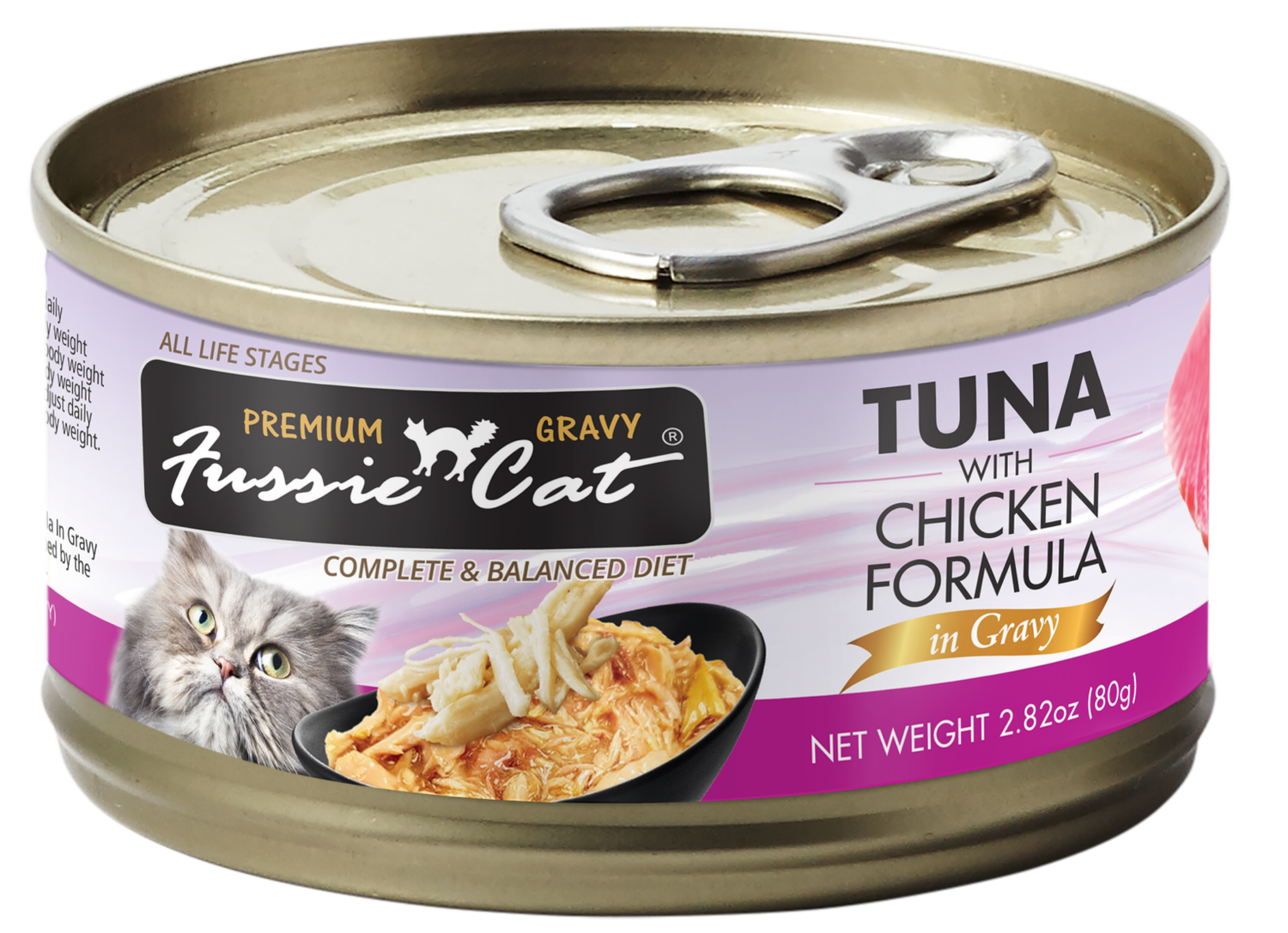 FUSSIE CAT PREMIUM TUNA CHICKEN GRAVY 2.82Z