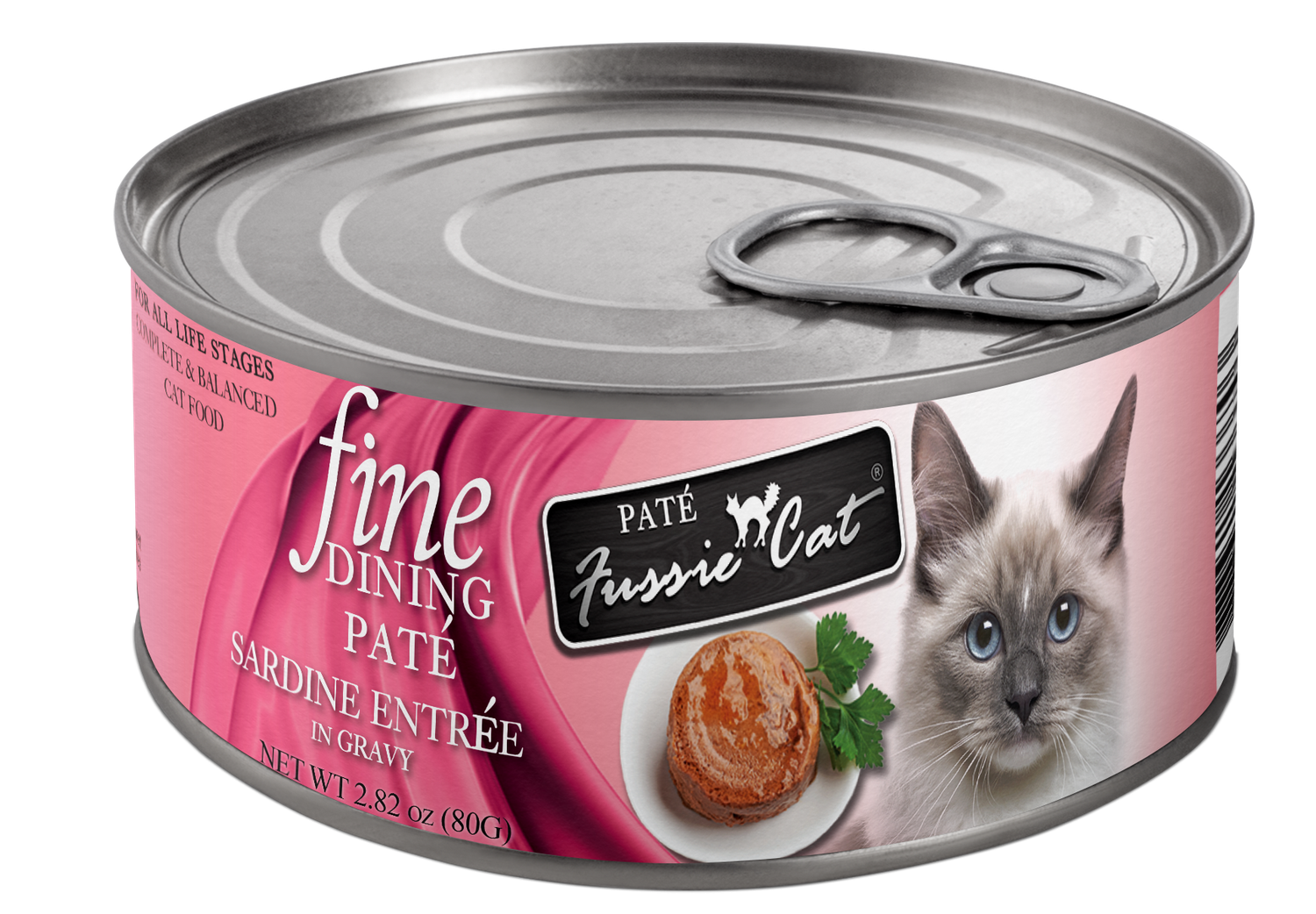 FUSSIE CAT FINE DINING PATE SARDINE 2.82OZ