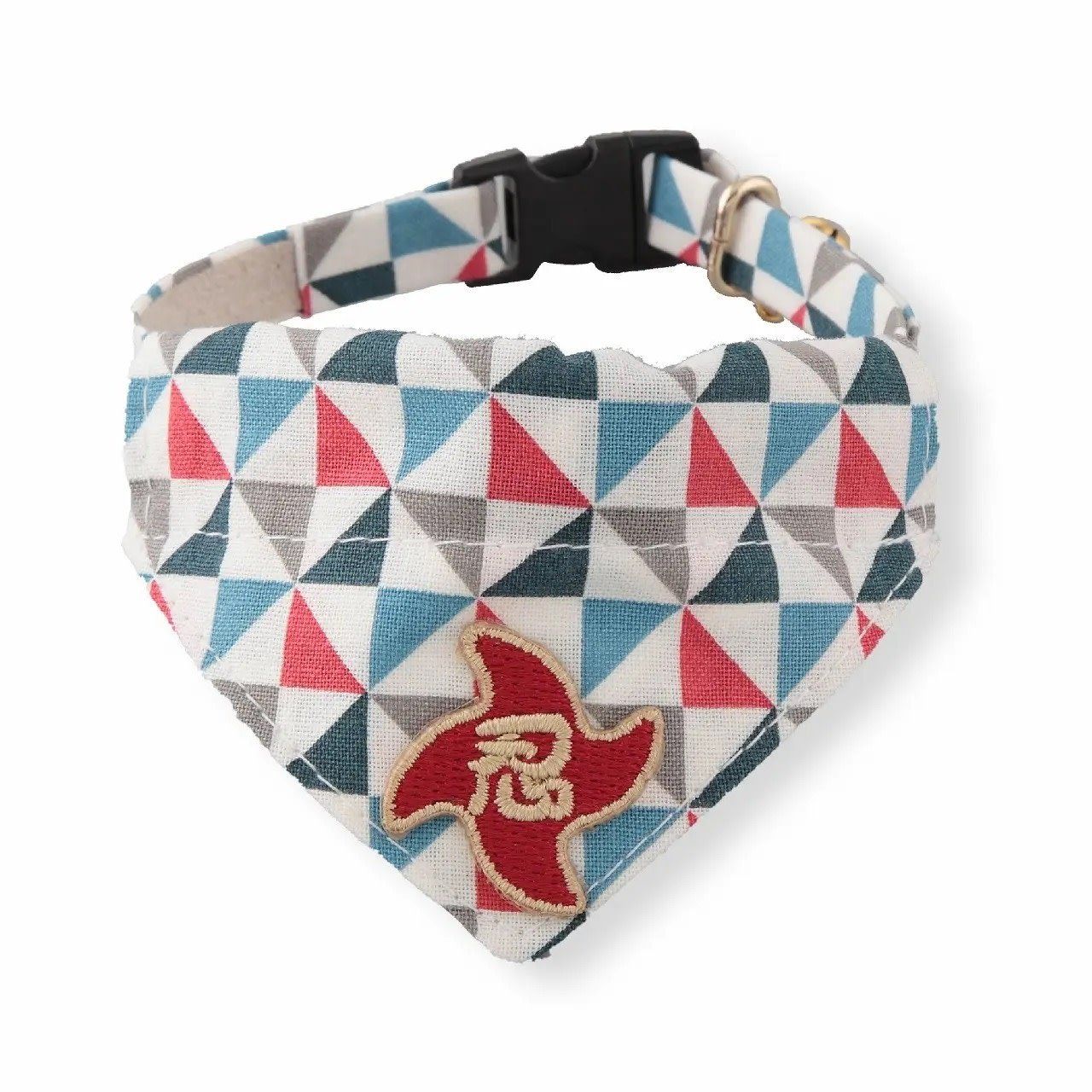 NECOICHI NINJA CAT BANDANA COLLAR BLUE