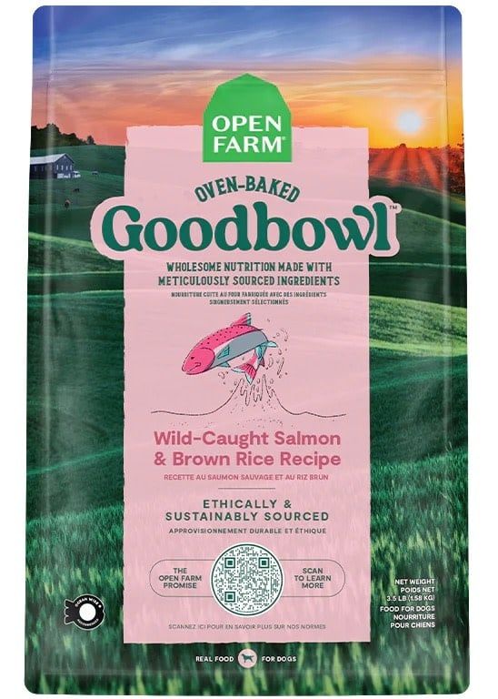 OPEN FARM DOG GOODBOWL WILD SALMON  22#