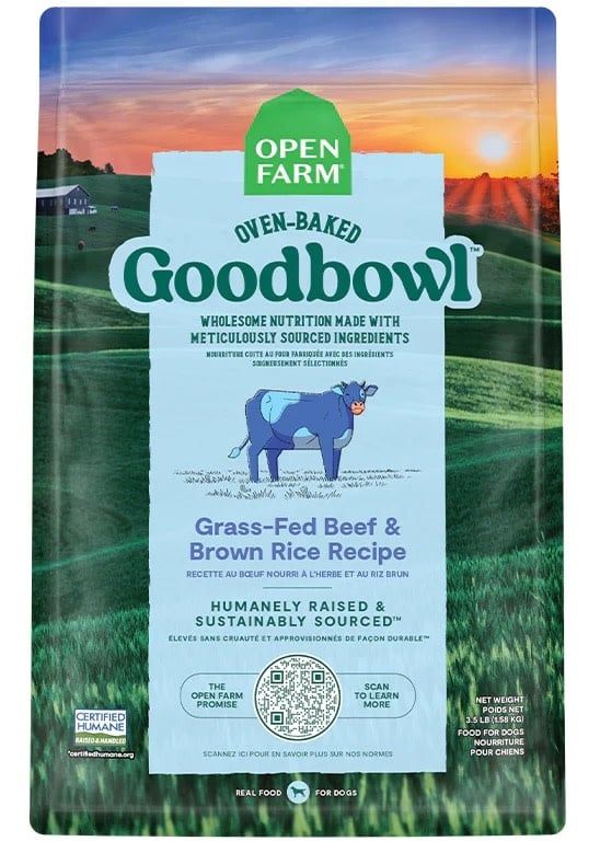 OPEN FARM DOG GOODBOWL GRASSFED BEEF  3.5#