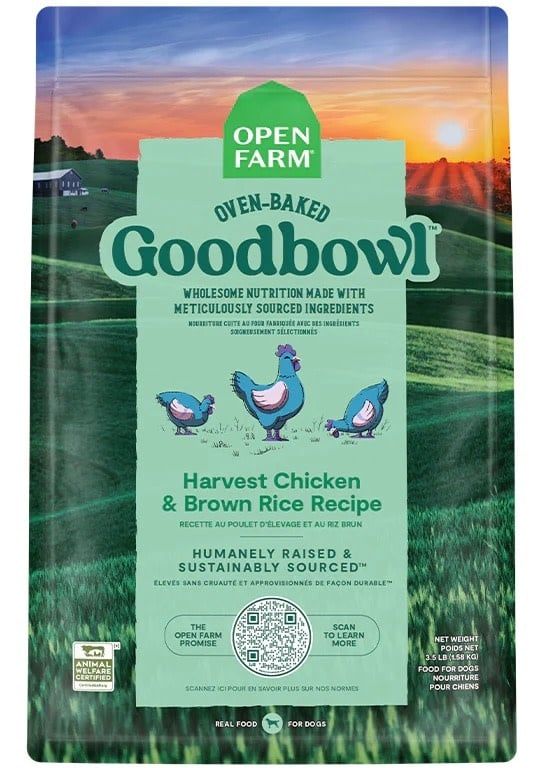 OPEN FARM DOG GOODBOWL HARVEST CHICKEN  3.5#