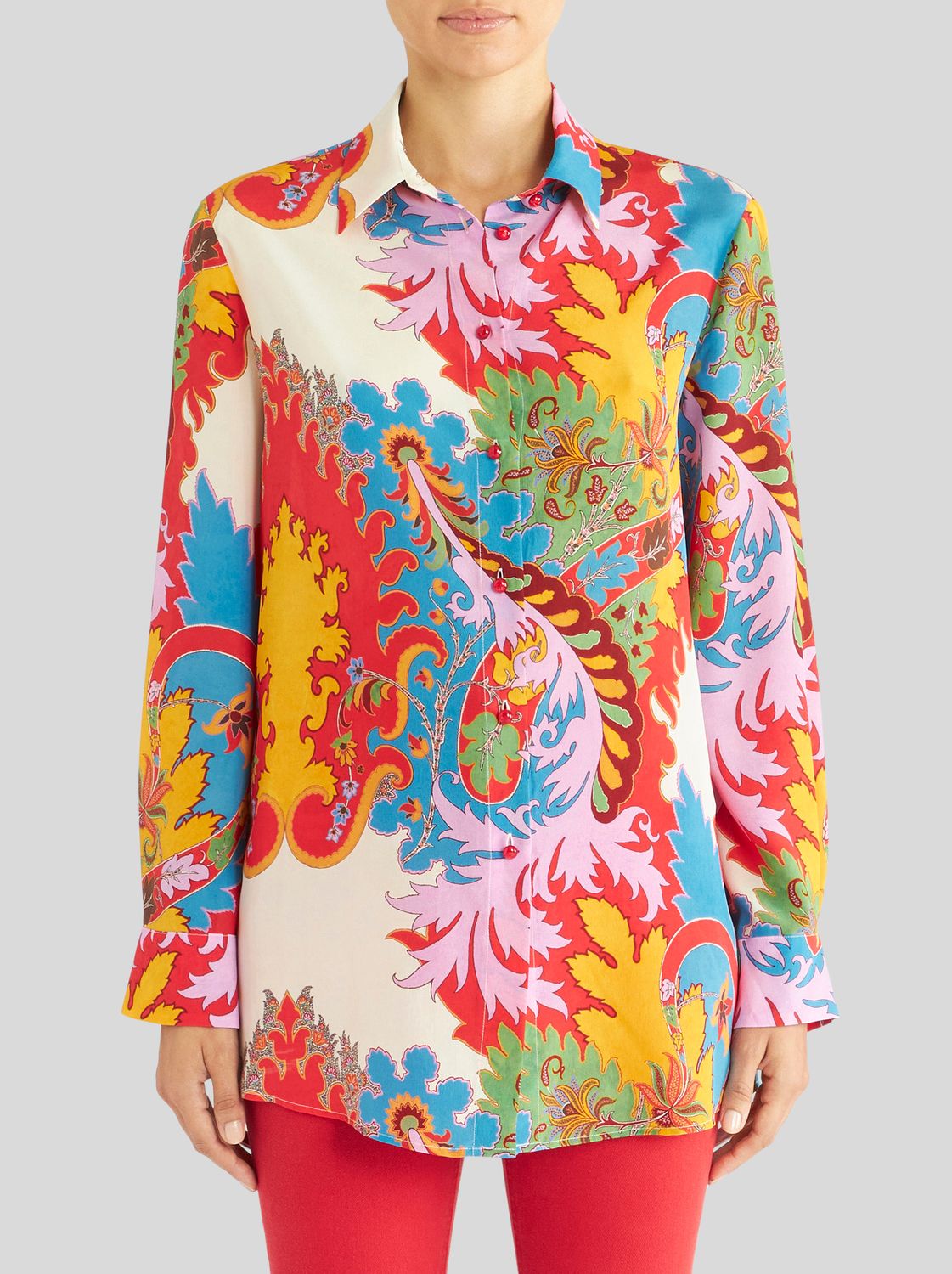 Etro-Shirt Paisley Print, Color: multi, Size: 42