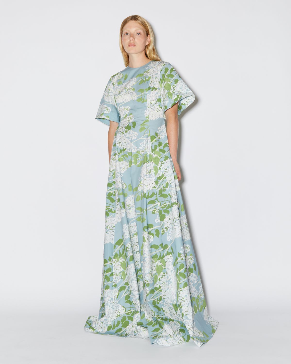 Bern-Dress Madeline Lilacs, Color: white on grey, Size: 38