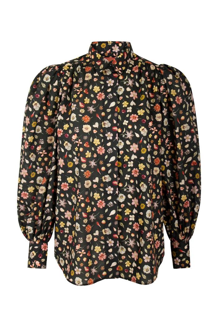 Britt-Amelia Blouse, Color: winterflora, Size: 34