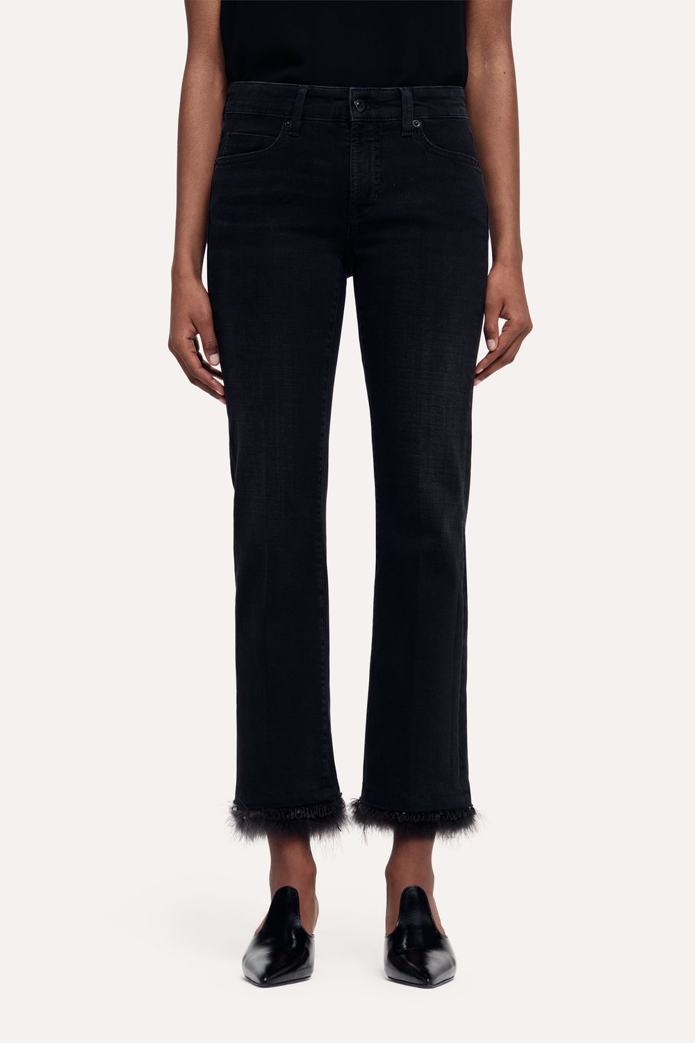 Cam-Paris Easy Kick Jean sequins cuff, Color: mid cozy used, Size: 34