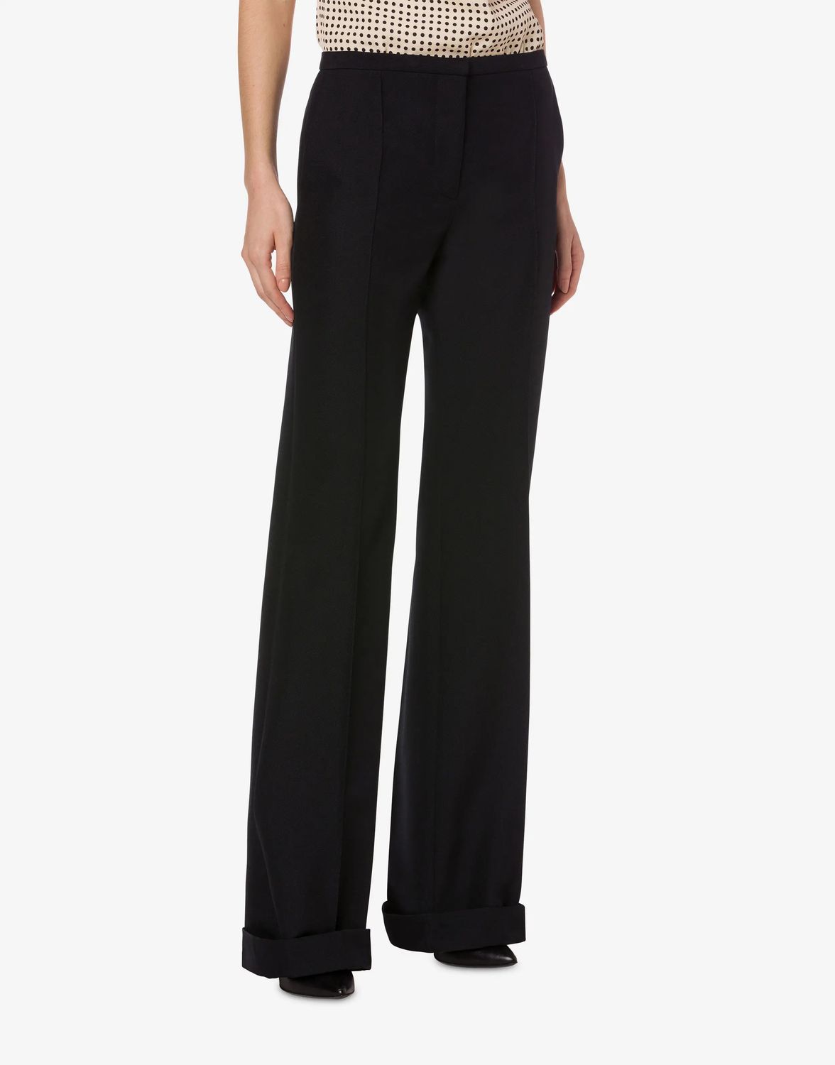 Phi-Trousers Grain de Poudre, Color: navy, Size: 40