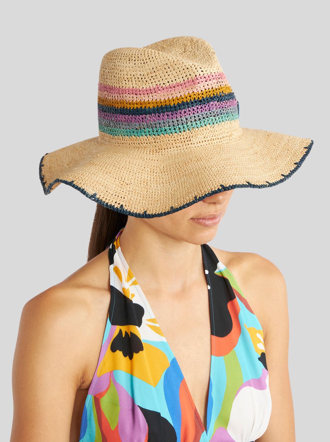 Etro-Raffia Hat, Color: natural, Size: 57