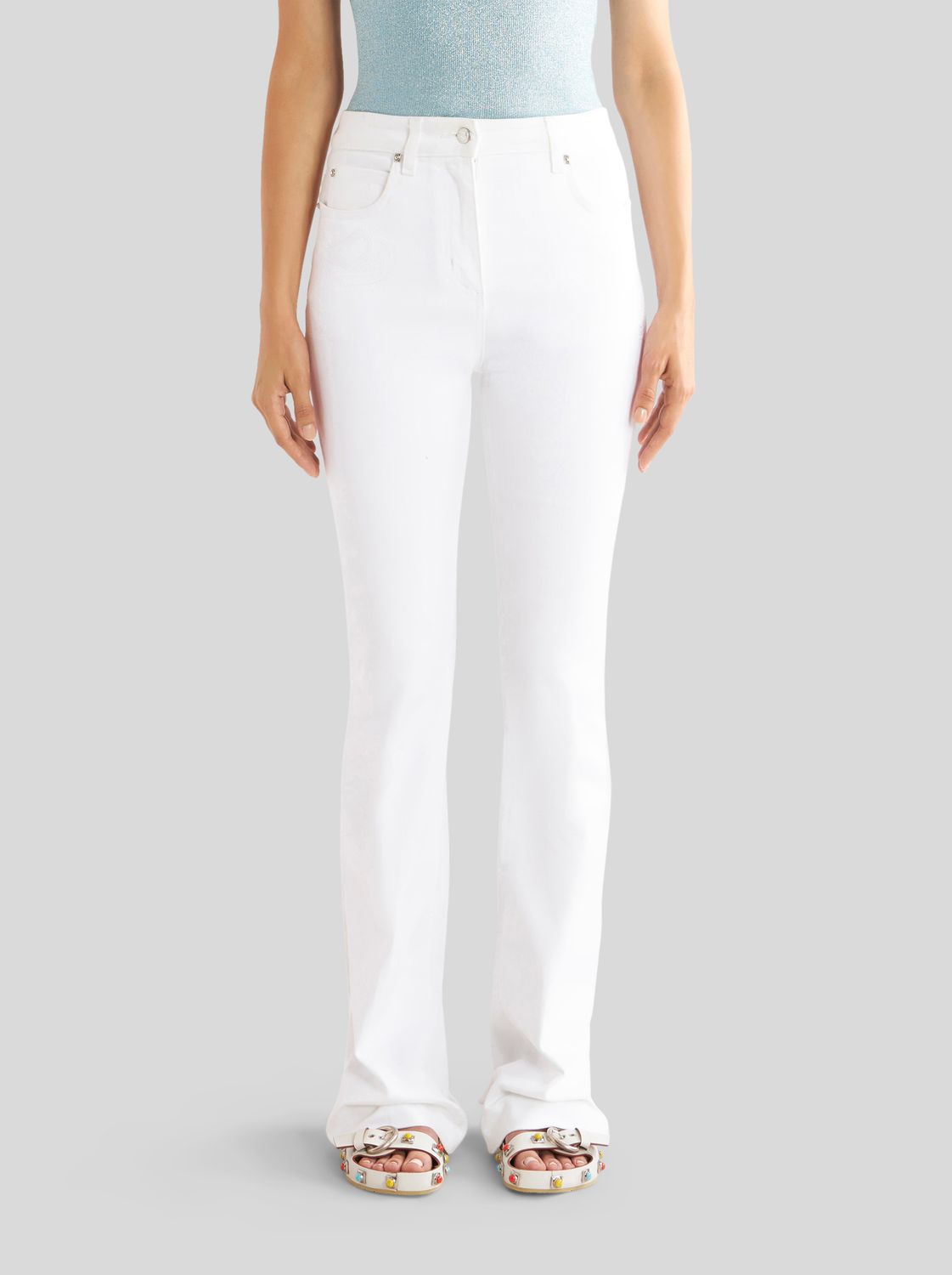 Etro-Jeans, Color: white, Size: 27