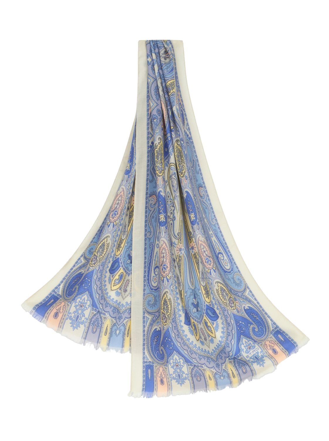 Etro-Scarf Tosca Paisley, Color: blue