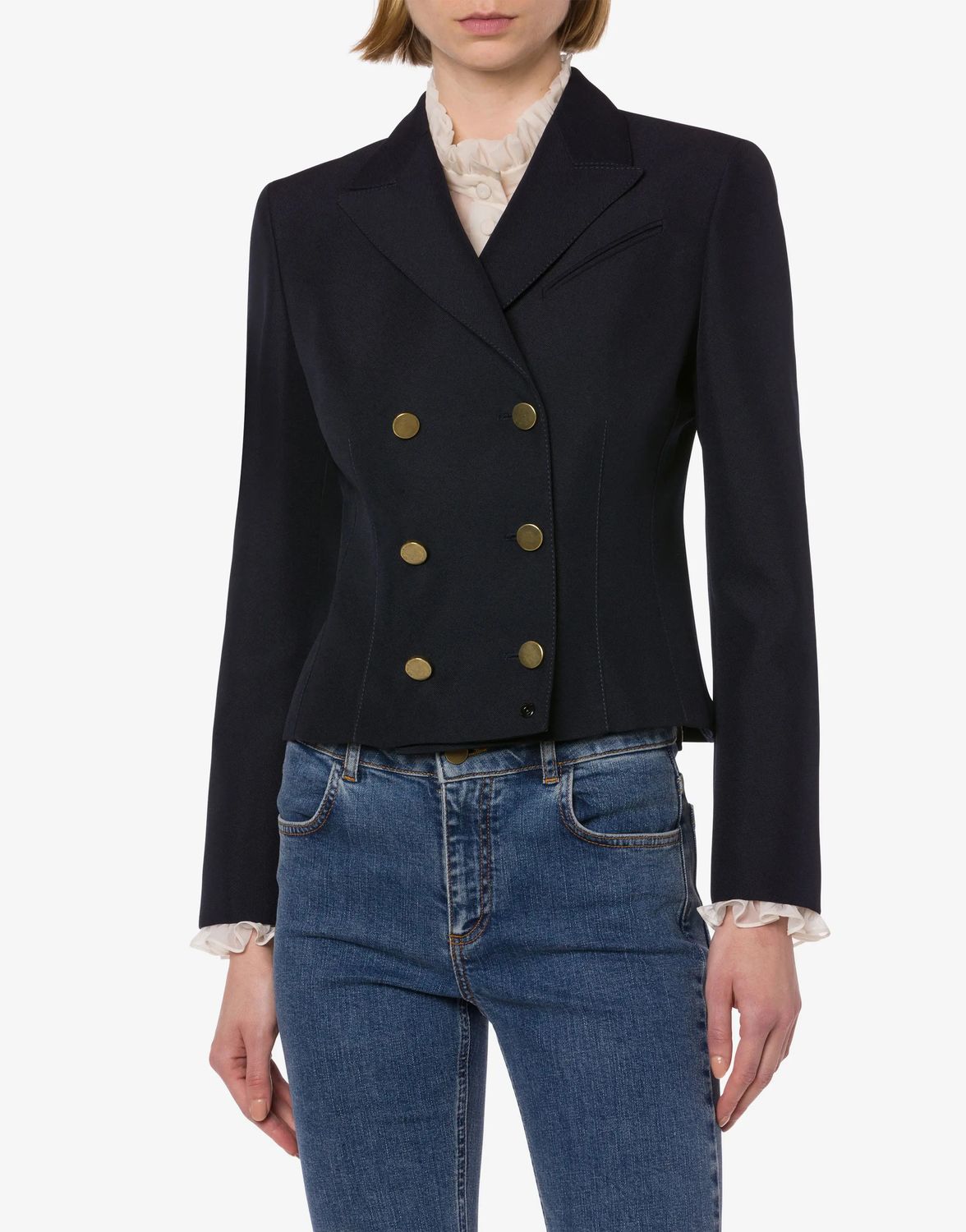 Phi-Jacket Techno Grain de Poudre, Color: navy, Size: 40